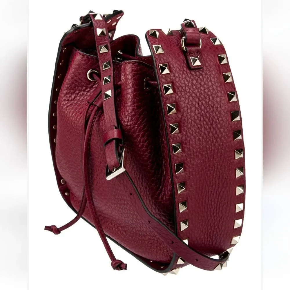 Valentino small rockstud drawsting bag - Picture 3 of 9